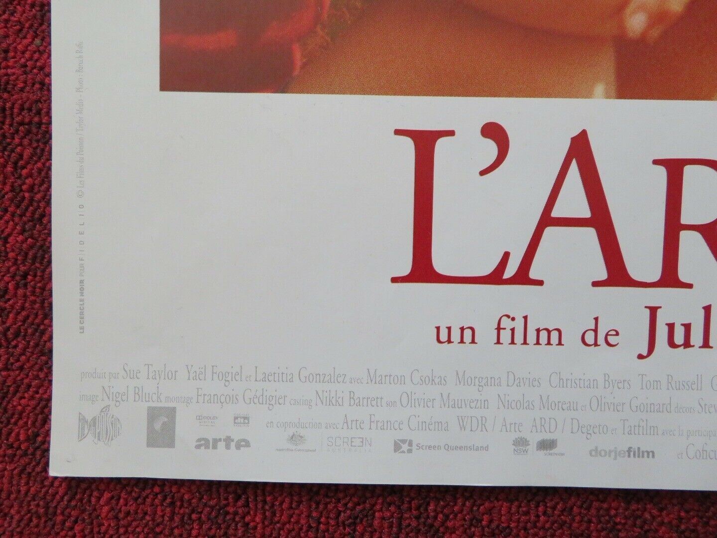 LARBRE/ The Tree FRENCH (15"x 21") POSTER CHARLOTTE GAINSBOURG 2010 Movie posters