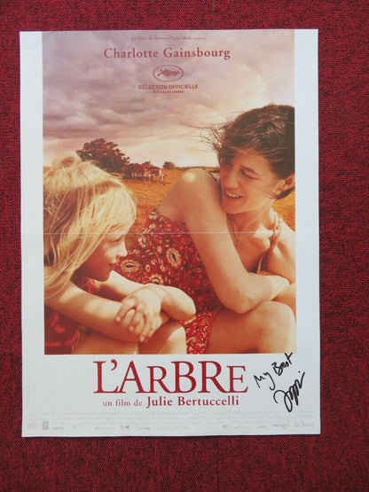 LARBRE/ The Tree FRENCH (15"x 21") POSTER CHARLOTTE GAINSBOURG 2010 Movie posters