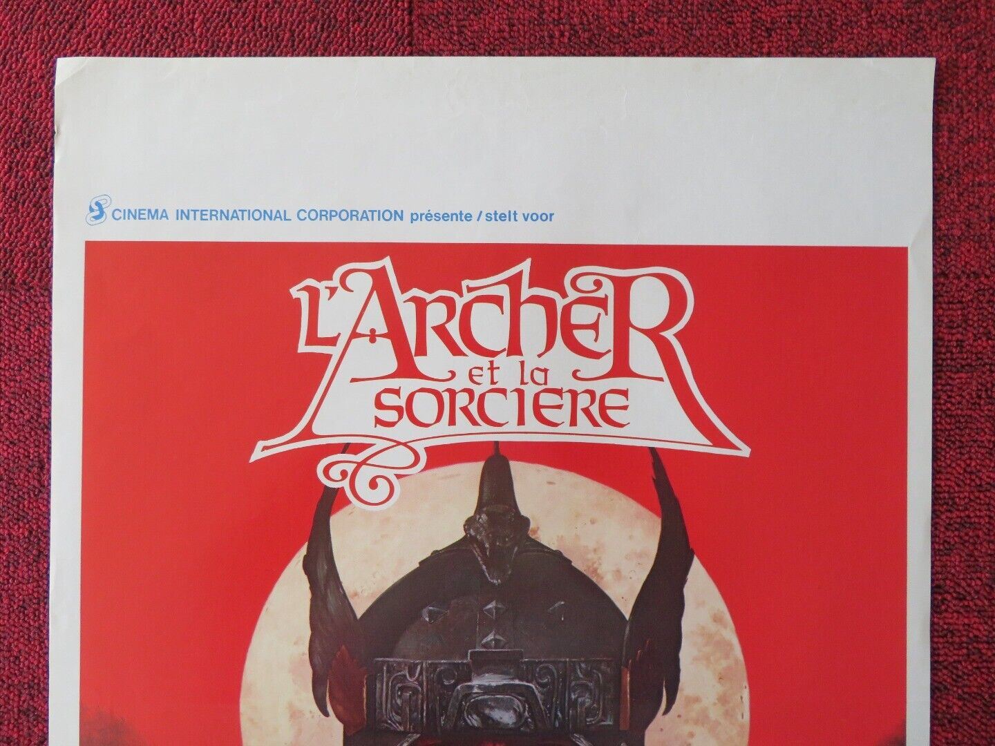L'ARCHER ET LA SORCIERE BELGIUM (21.5"x14.5") POSTER BELINDA BAUER 1981 Movie posters