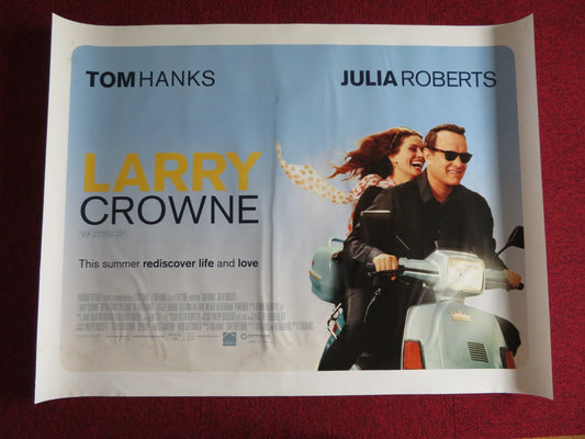LARRY CROWNE UK QUAD (30"x 40") ROLLED POSTER TOM HANKS SARAH MAHONEY 2011 Rendezvous Cinema Movie posters