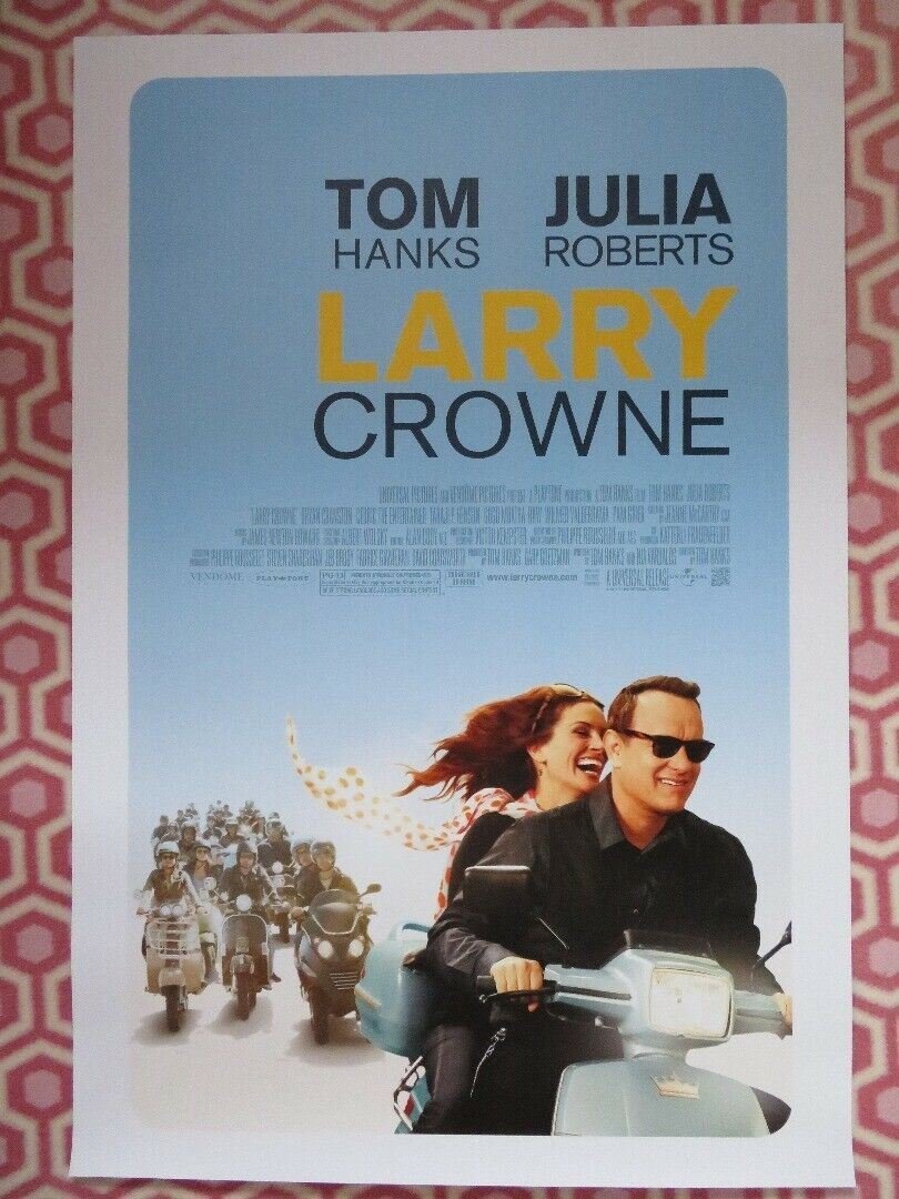 LARRY CROWNE US ONE SHEET ROLLED POSTER TOM HANKS JULIA ROBERTS 2011 Rendezvous Cinema Movie posters