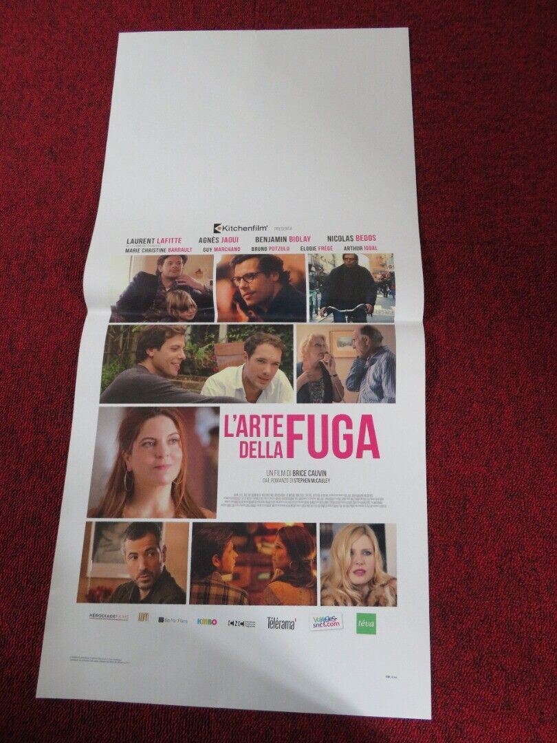 L'ARTE DELLA FUGA ITALIAN LOCANDINA (27.5"x13") POSTER LAURENT LAFITTE 2014 Movie posters
