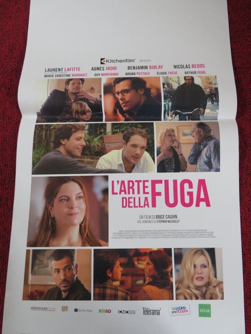 L'ARTE DELLA FUGA ITALIAN LOCANDINA (27.5"x13") POSTER LAURENT LAFITTE 2014 Movie posters