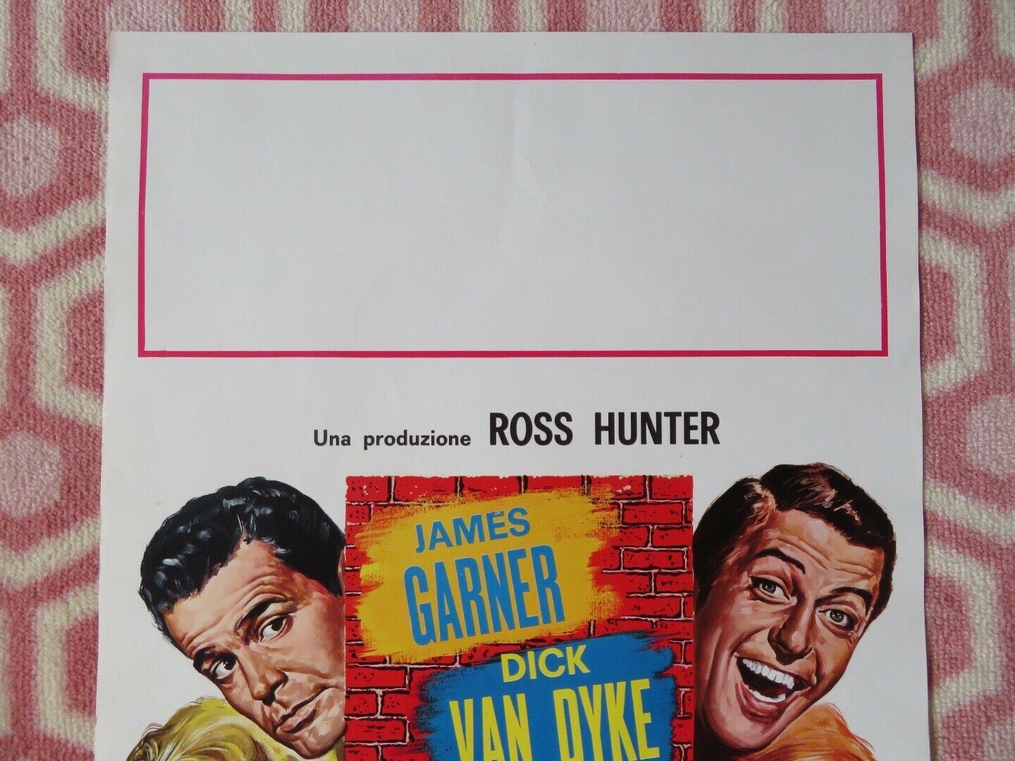 L'ARTE DI AMARE ITALIAN LOCANDINA (27.5"x13") POSTER DICK VAN DYK 1968 Movie posters