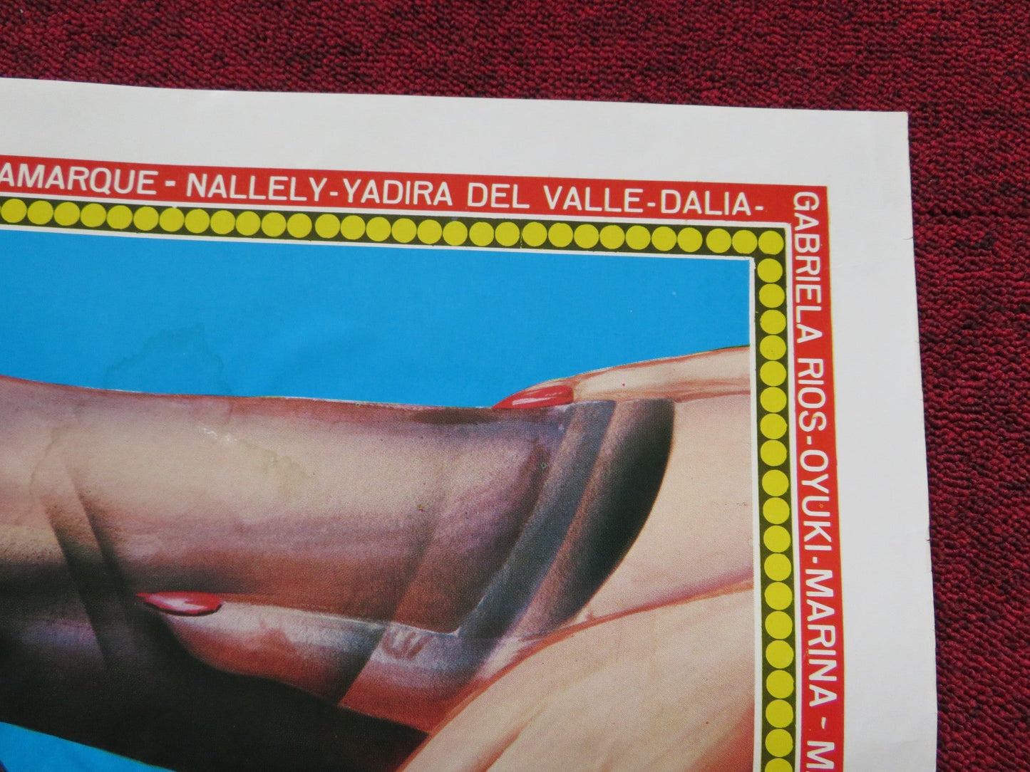 LAS CARINOSAS MEXICAN POSTER JUAN ALONSO PEPE AREVALO 1979 Rendezvous Cinema Movie posters