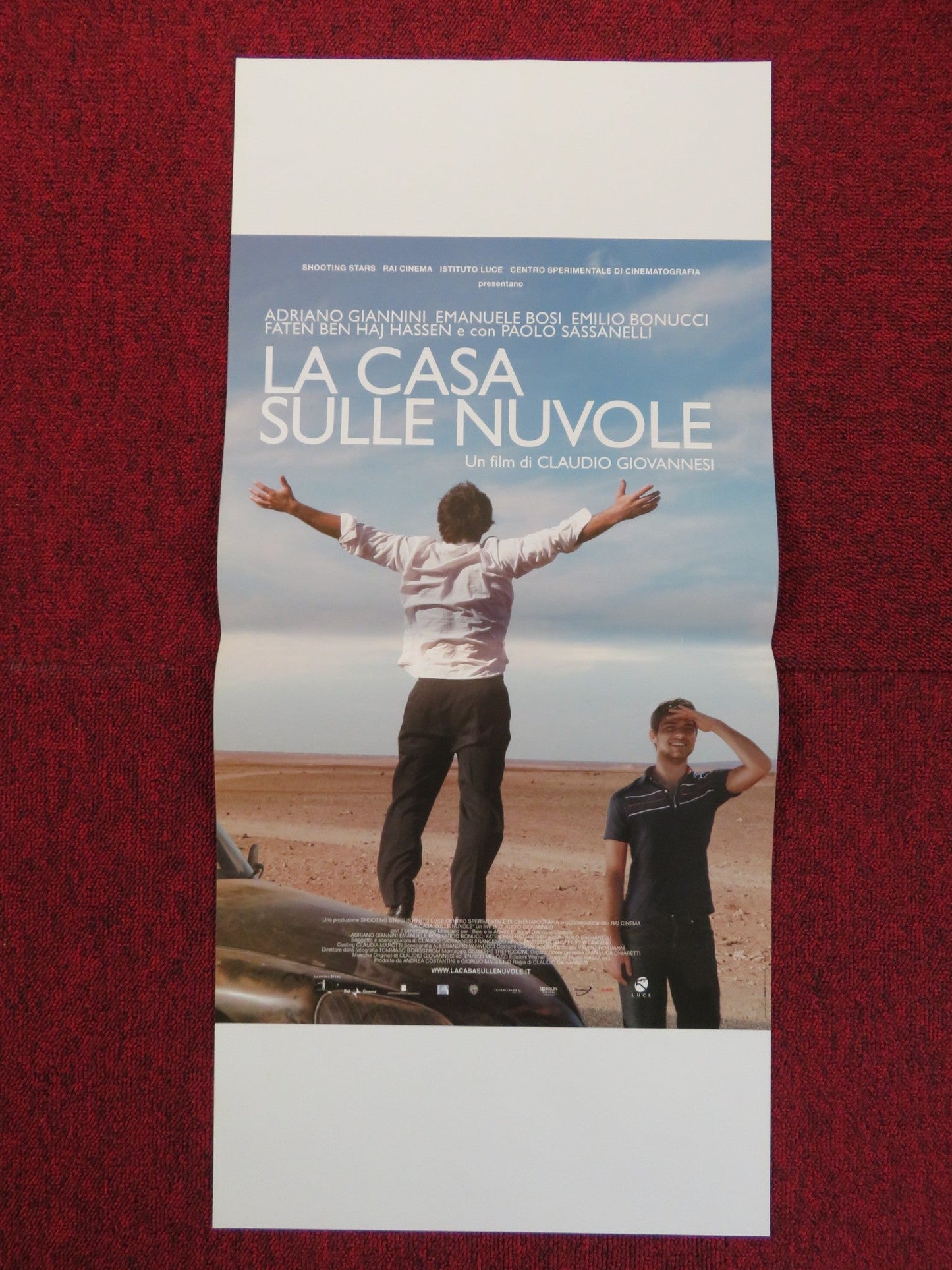 LAS CASA SULLE NUVOLE ITALIAN LOCANDINA POSTER ADRIANO GIANNINI E. BOSI 2009 Rendezvous Cinema Movie posters