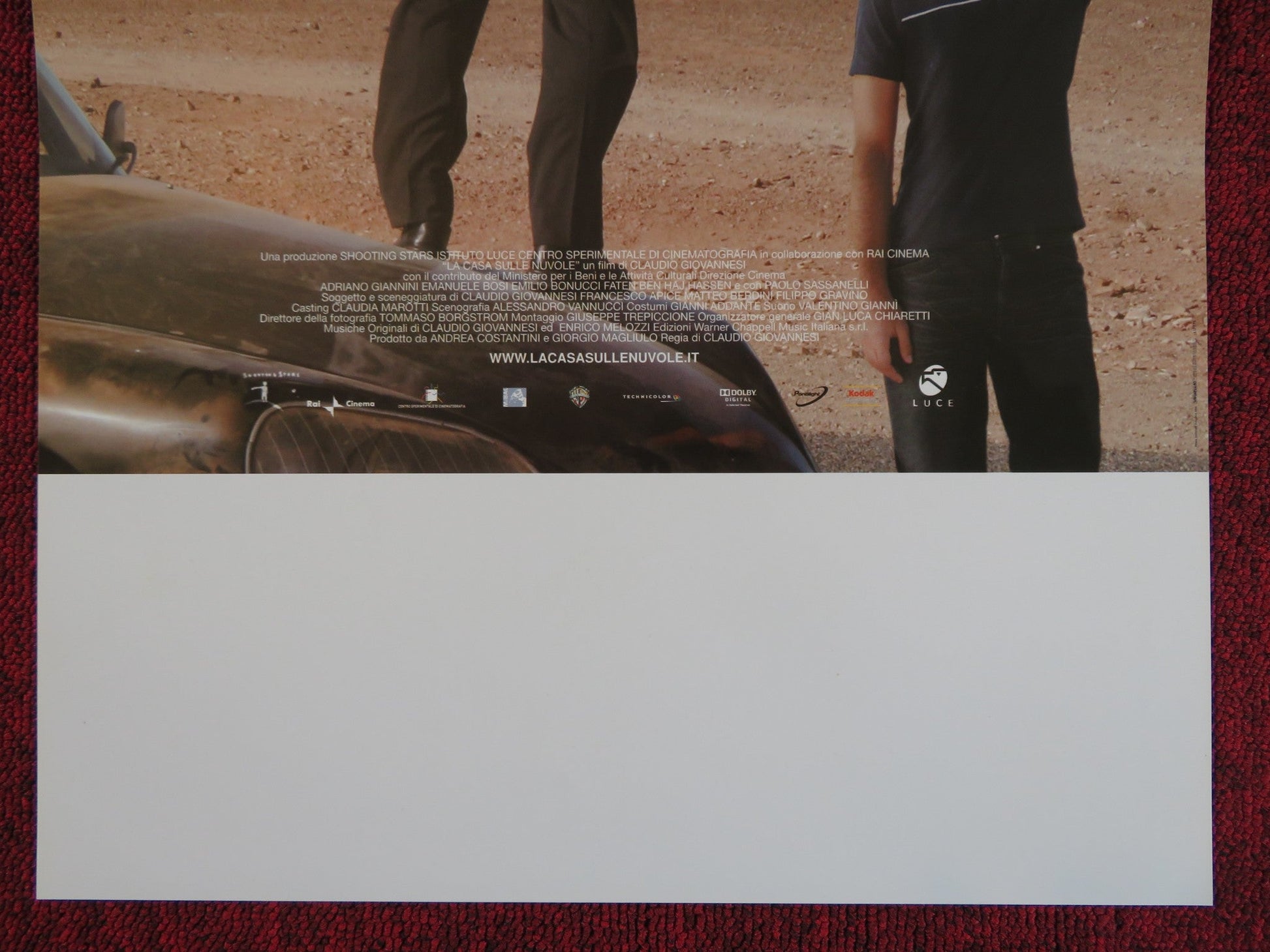 LAS CASA SULLE NUVOLE ITALIAN LOCANDINA POSTER ADRIANO GIANNINI E. BOSI 2009 Rendezvous Cinema Movie posters