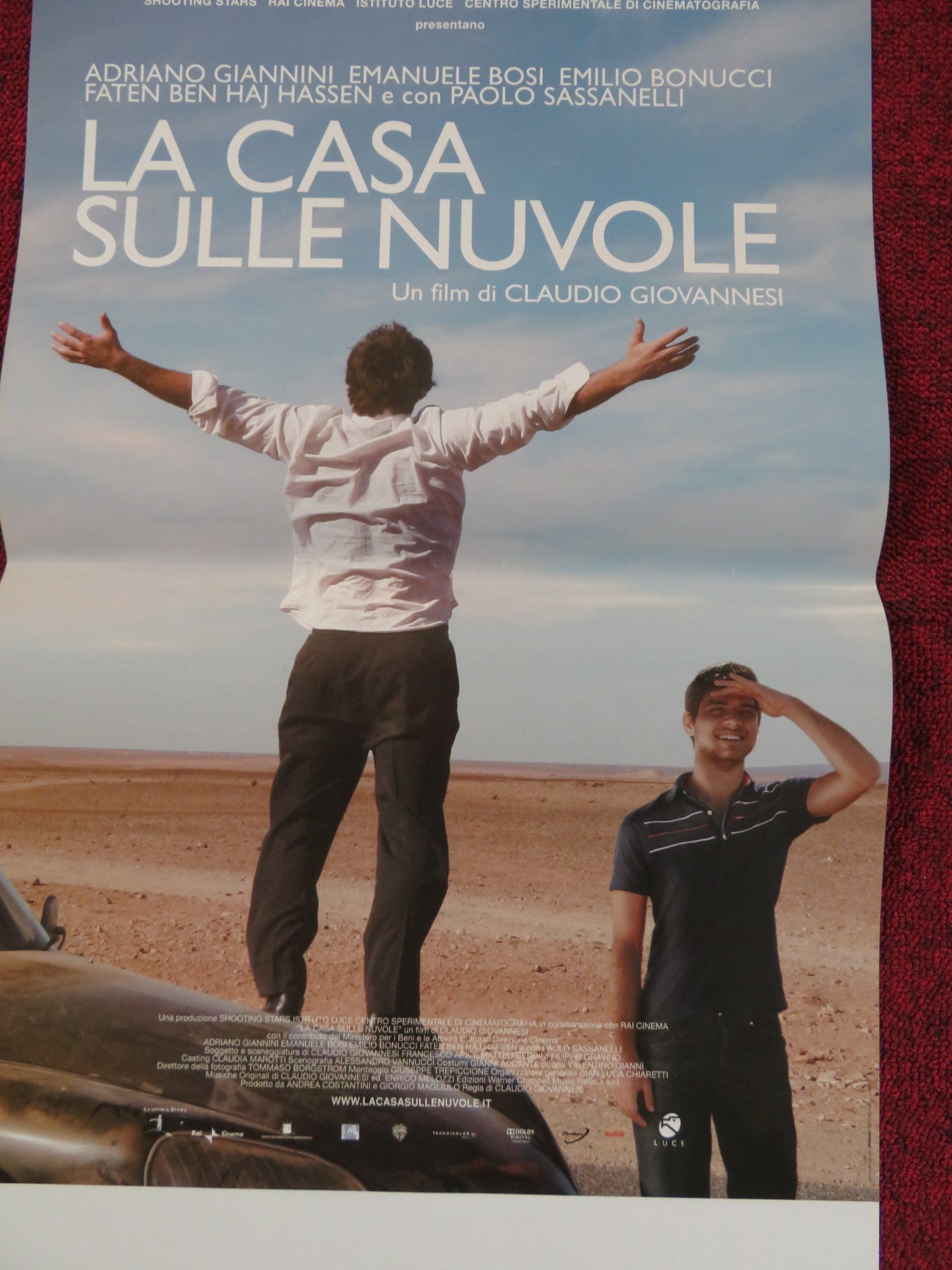 LAS CASA SULLE NUVOLE ITALIAN LOCANDINA POSTER ADRIANO GIANNINI E. BOSI 2009 Rendezvous Cinema Movie posters