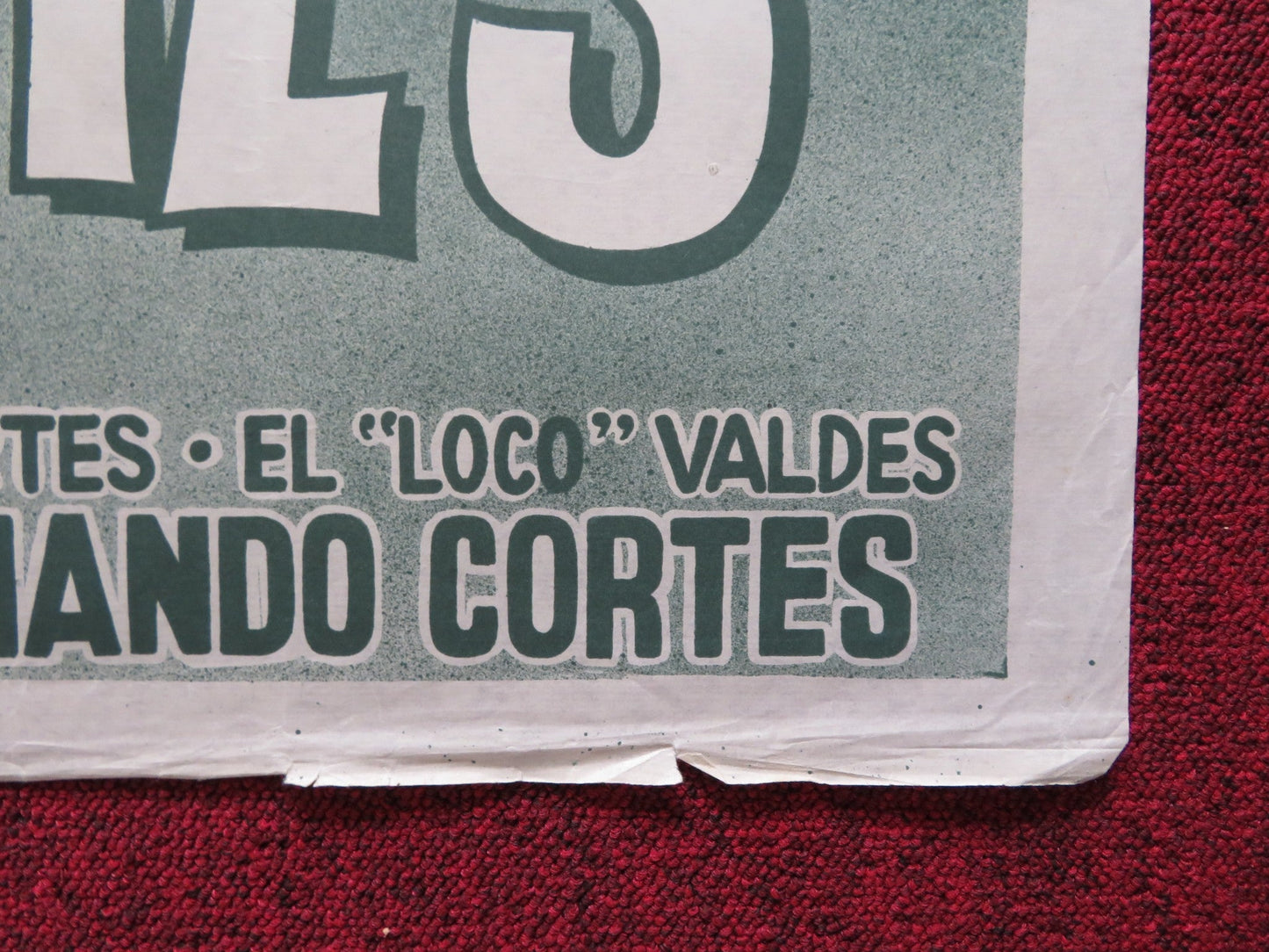 LAS MIL Y UNA NOCHES / A THOUSAND AND ONE NIGHTS FOLDED ARGENTINIAN POSTER 1958 Rendezvous Cinema Movie posters