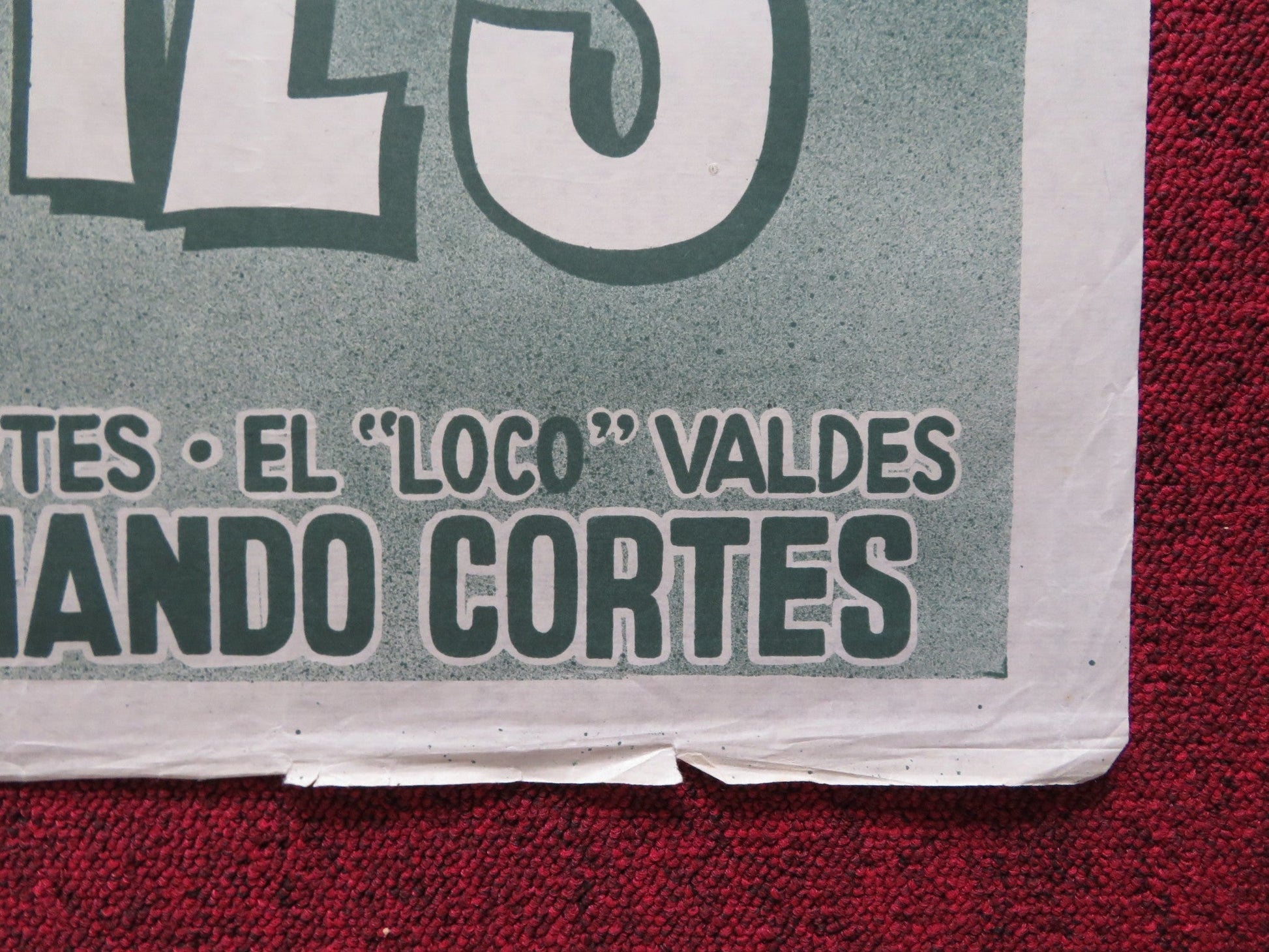 LAS MIL Y UNA NOCHES / A THOUSAND AND ONE NIGHTS FOLDED ARGENTINIAN POSTER 1958 Rendezvous Cinema Movie posters