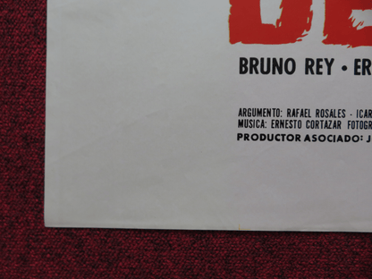 LAS SOBRINAS DEL DIABLO FOLDED MEXICAN POSTER ERIC DEL CASTILLO 1983 Rendezvous Cinema Movie posters