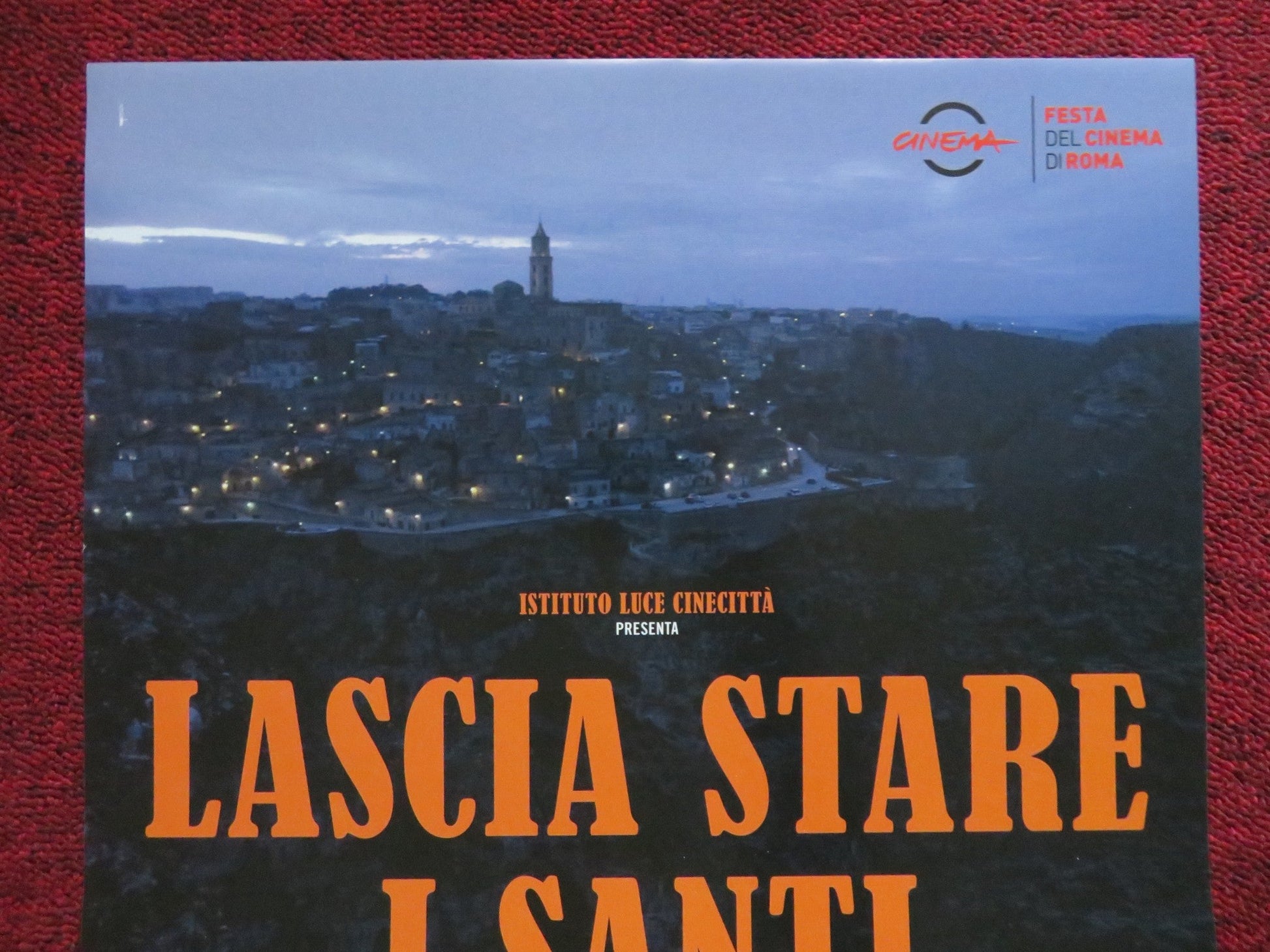 LASCIA STARE I SANTI ITALIAN LOCANDINA POSTER GIANFRANCO PANNONE 2017 Rendezvous Cinema Movie posters