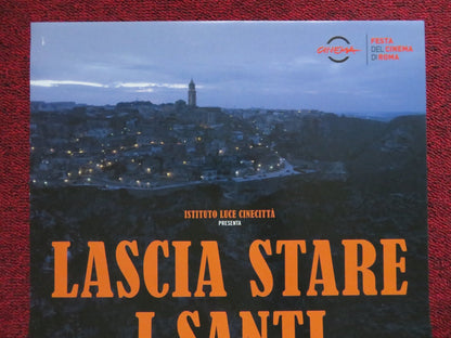 LASCIA STARE I SANTI ITALIAN LOCANDINA POSTER GIANFRANCO PANNONE 2017 Rendezvous Cinema Movie posters