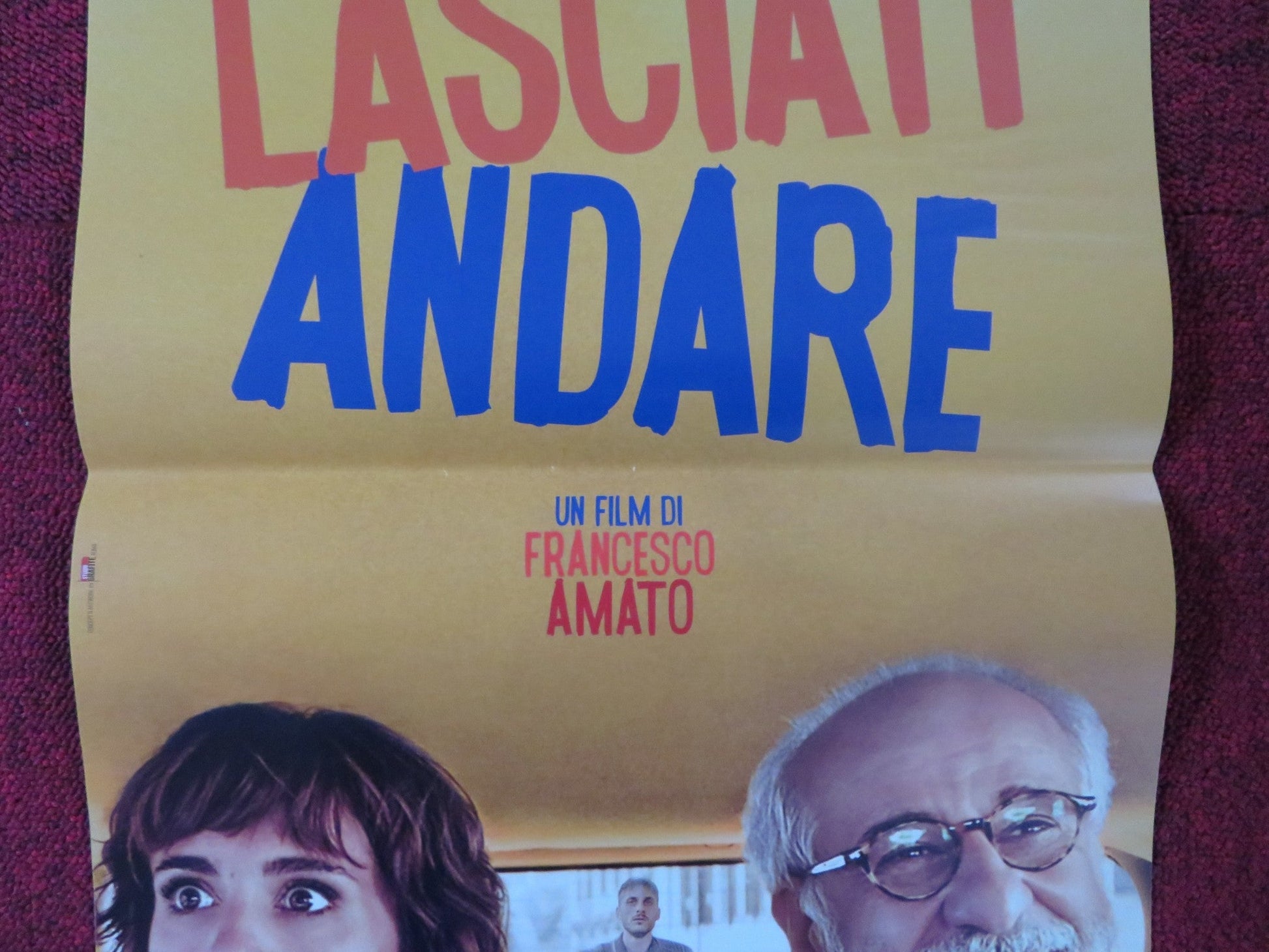 LASCIATI ANDARE ITALIAN LOCANDINA POSTER TONI SERVILLO VERONICA ECHEGUI 2017 Rendezvous Cinema Movie posters