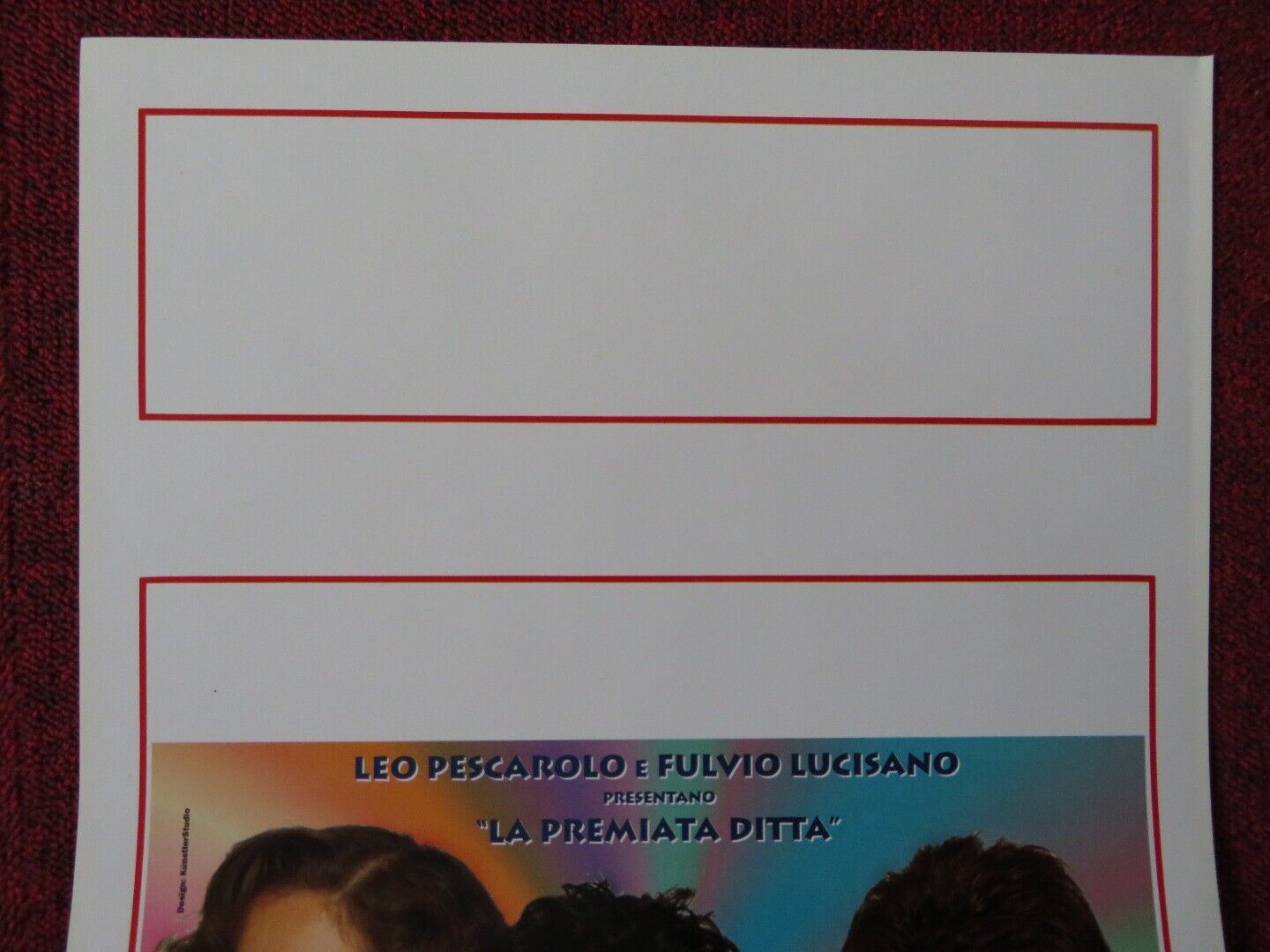 L'ASSASSINO E QUELLO CON LE... ITALIAN LOCANDINA (27.5"x13") POSTER 1995 - Rendezvous Cinema