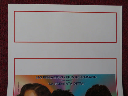 L'ASSASSINO E QUELLO CON LE... ITALIAN LOCANDINA (27.5"x13") POSTER 1995 - Rendezvous Cinema