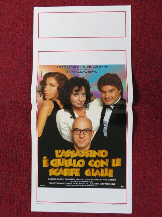 L'ASSASSINO E QUELLO CON LE... ITALIAN LOCANDINA (27.5"x13") POSTER 1995 - Rendezvous Cinema