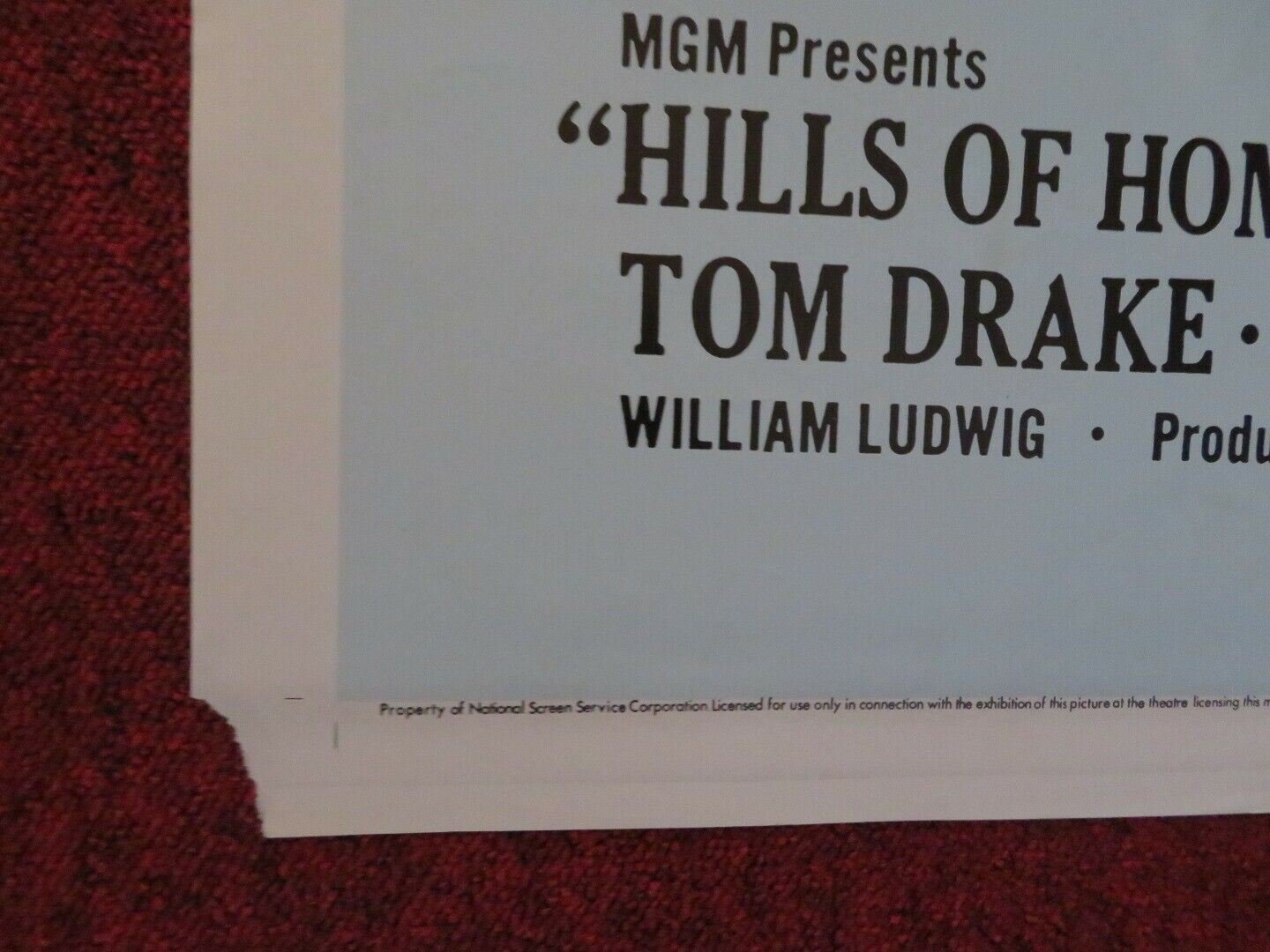 LASSIE IN HILLS OF HOME FOLDED US ONE SHEET POSTER EDMUND GWENN 1972 Movie posters