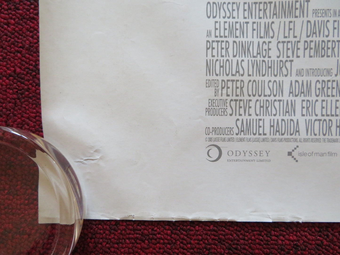 LASSIE UK QUAD (30"x 40") ROLLED POSTER PETER O'TOOLE SAMANTHA MORTON 2005 Rendezvous Cinema Movie posters