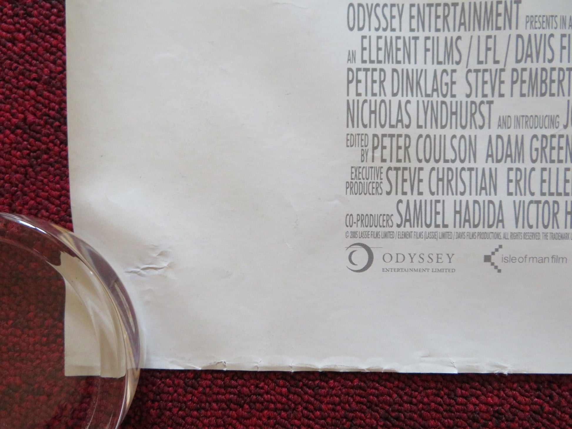 LASSIE UK QUAD (30"x 40") ROLLED POSTER PETER O'TOOLE SAMANTHA MORTON 2005 Rendezvous Cinema Movie posters