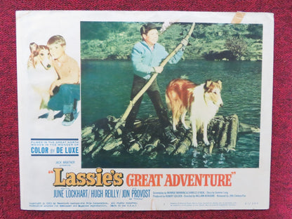 LASSIE'S GREAT ADVENTURE US LOBBY CARD FULL SET JUNE LOCKHART HUGH REILLY 1963 Rendezvous Cinema Movie posters