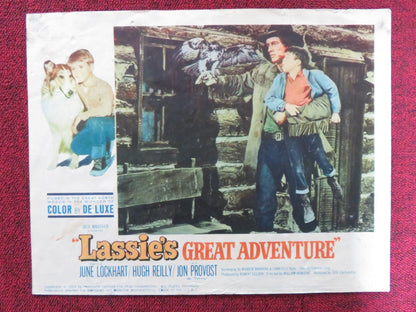 LASSIE'S GREAT ADVENTURE US LOBBY CARD FULL SET JUNE LOCKHART HUGH REILLY 1963 Rendezvous Cinema Movie posters