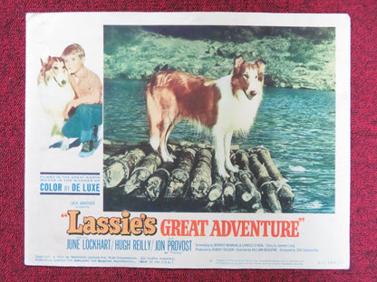 LASSIE'S GREAT ADVENTURE US LOBBY CARD FULL SET JUNE LOCKHART HUGH REILLY 1963 Rendezvous Cinema Movie posters