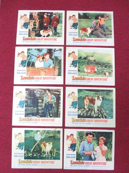 LASSIE'S GREAT ADVENTURE US LOBBY CARD FULL SET JUNE LOCKHART HUGH REILLY 1963 Rendezvous Cinema Movie posters