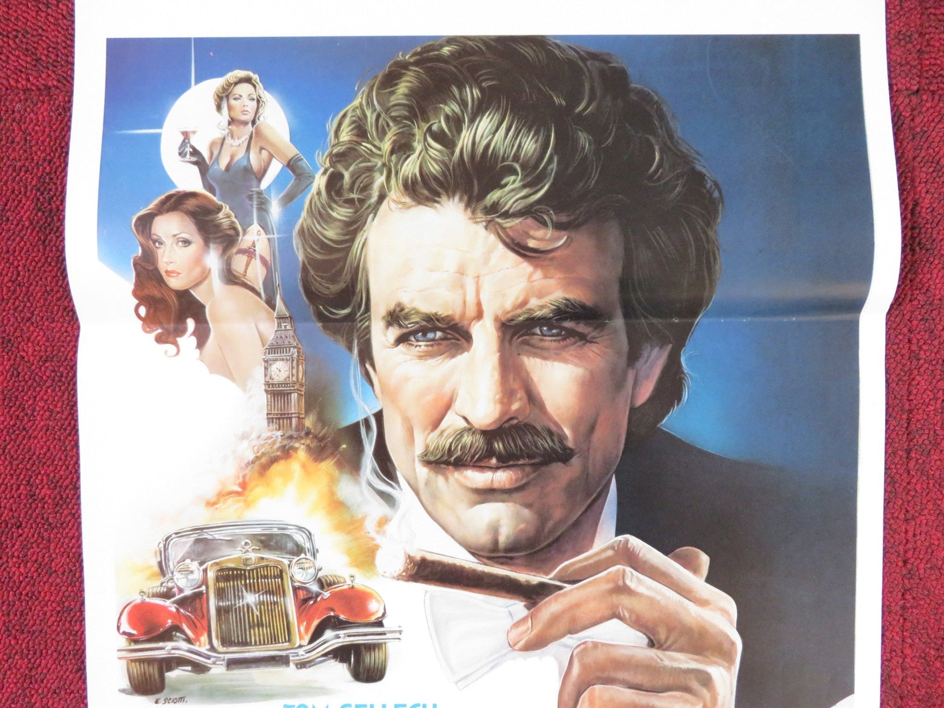LASSITER ITALIAN LOCANDINA POSTER TOM SELLECK JANE SEYMOUR 1984 Rendezvous Cinema Movie posters