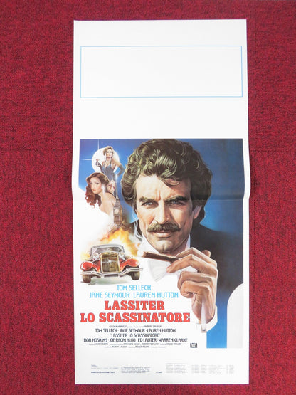 LASSITER ITALIAN LOCANDINA POSTER TOM SELLECK JANE SEYMOUR 1984 Rendezvous Cinema Movie posters