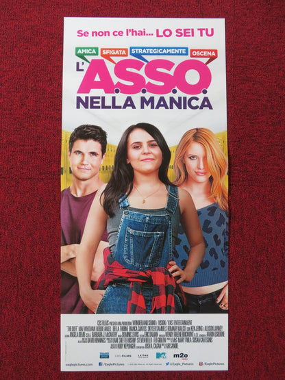 L'A.S.S.O. NELLA MANICA ITALIAN LOCANDINA POSTER MAE WHITMAN ROBBIE AMELL 2015 Rendezvous Cinema Movie posters