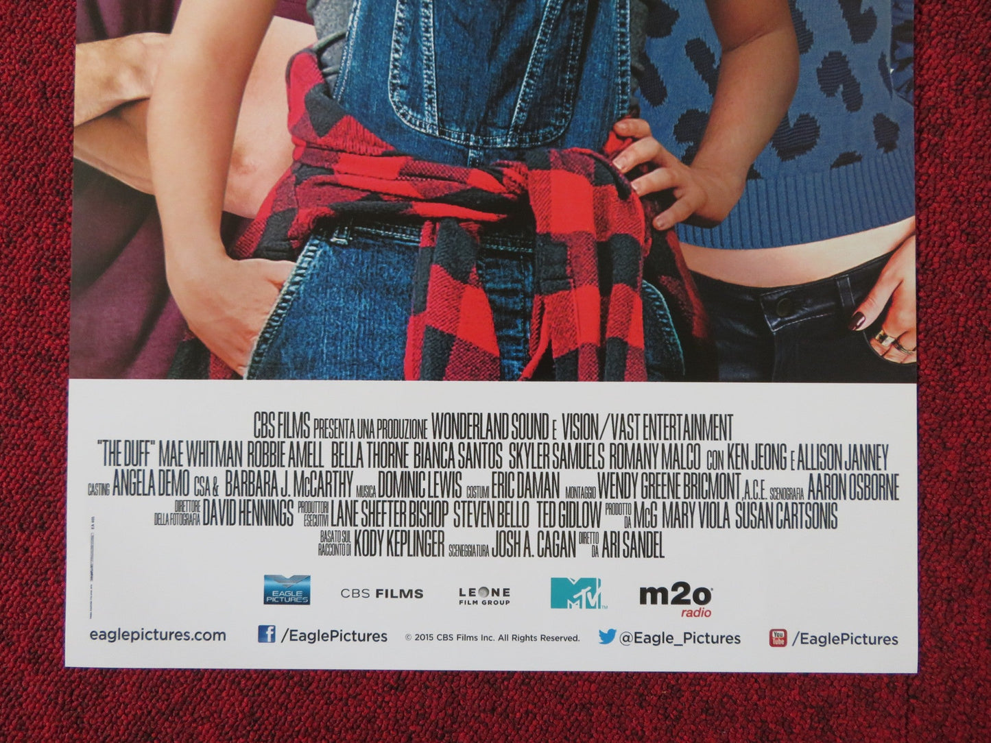 L'A.S.S.O. NELLA MANICA ITALIAN LOCANDINA POSTER MAE WHITMAN ROBBIE AMELL 2015 Rendezvous Cinema Movie posters