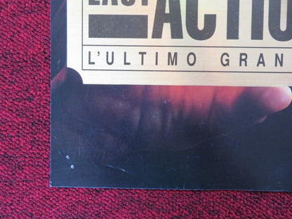 LAST ACTION HERO ITALIAN FOTOBUSTA POSTER SCHWARZENEGGER 1993 Rendezvous Cinema Movie posters