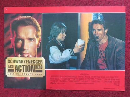 LAST ACTION HERO ITALIAN FOTOBUSTA POSTER SCHWARZENEGGER 1993 Rendezvous Cinema Movie posters