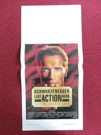 LAST ACTION HERO ITALIAN LOCANDINA POSTER ARNOLD SCHWARZENEGGER 1993 Rendezvous Cinema Movie posters
