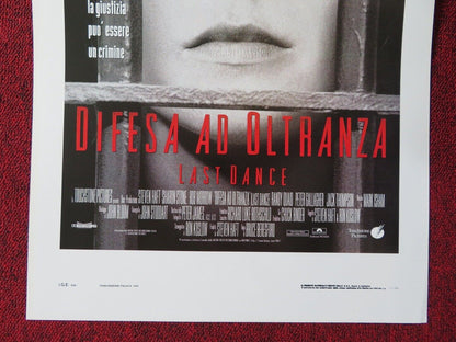 LAST DANCE ITALIAN LOCANDINA (27.5"x13") POSTER SHARON STONE ROB MORROW 1996 - Rendezvous Cinema