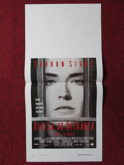 LAST DANCE ITALIAN LOCANDINA (27.5"x13") POSTER SHARON STONE ROB MORROW 1996 - Rendezvous Cinema