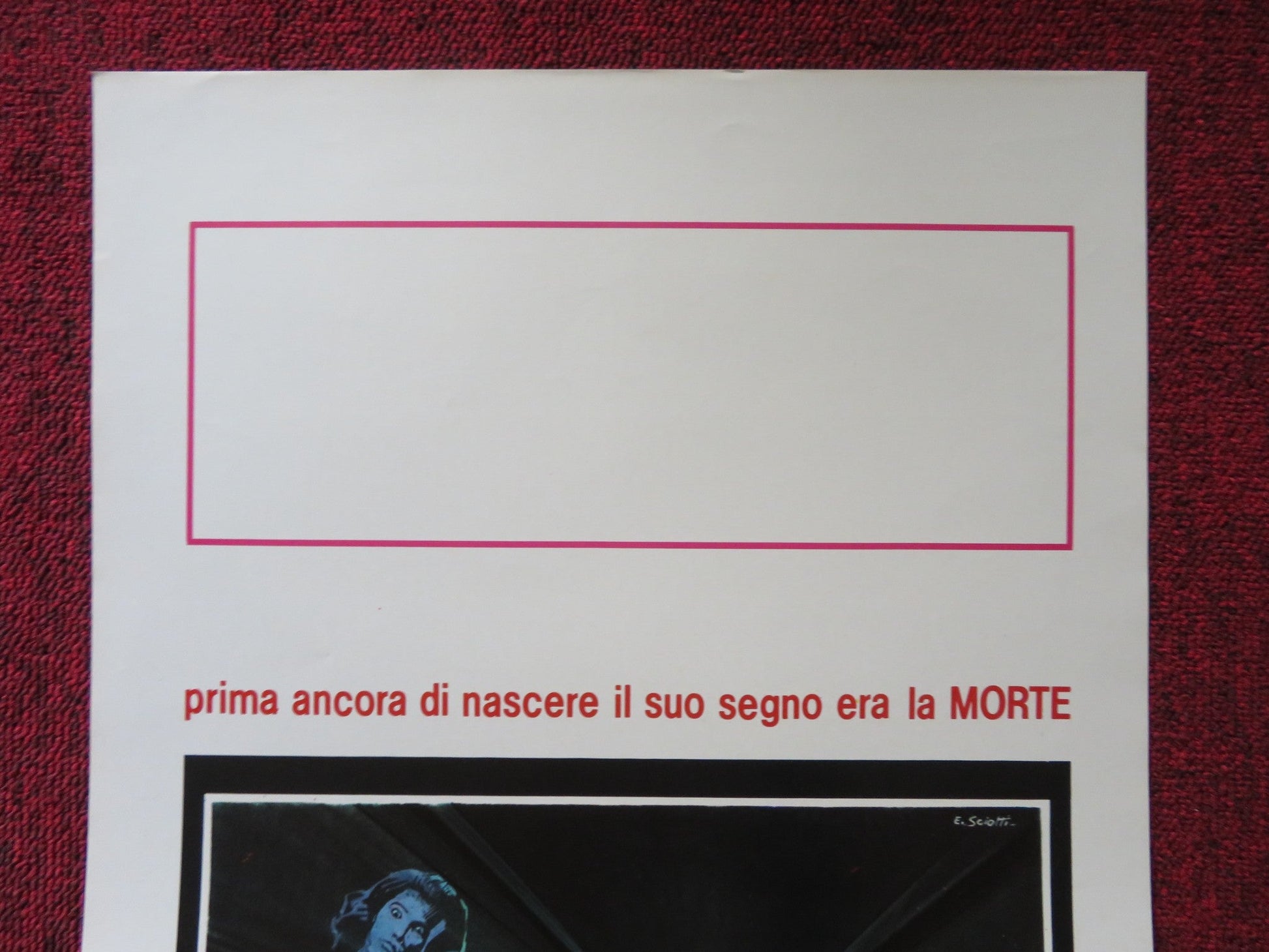 LAST EMBRACE ITALIAN LOCANDINA POSTER ROY SCHEIDER CHRISTOPHER WALKEN 1979 Rendezvous Cinema Movie posters