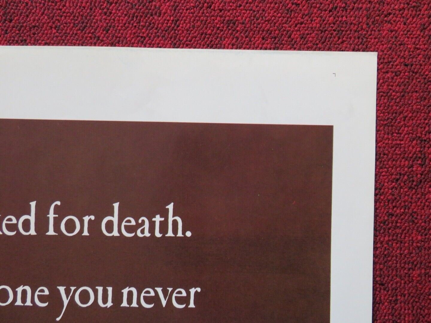 LAST EMBRACE - STYLE A FOLDED US ONE SHEET POSTER ROY SCHEIDER 1979 Movie posters