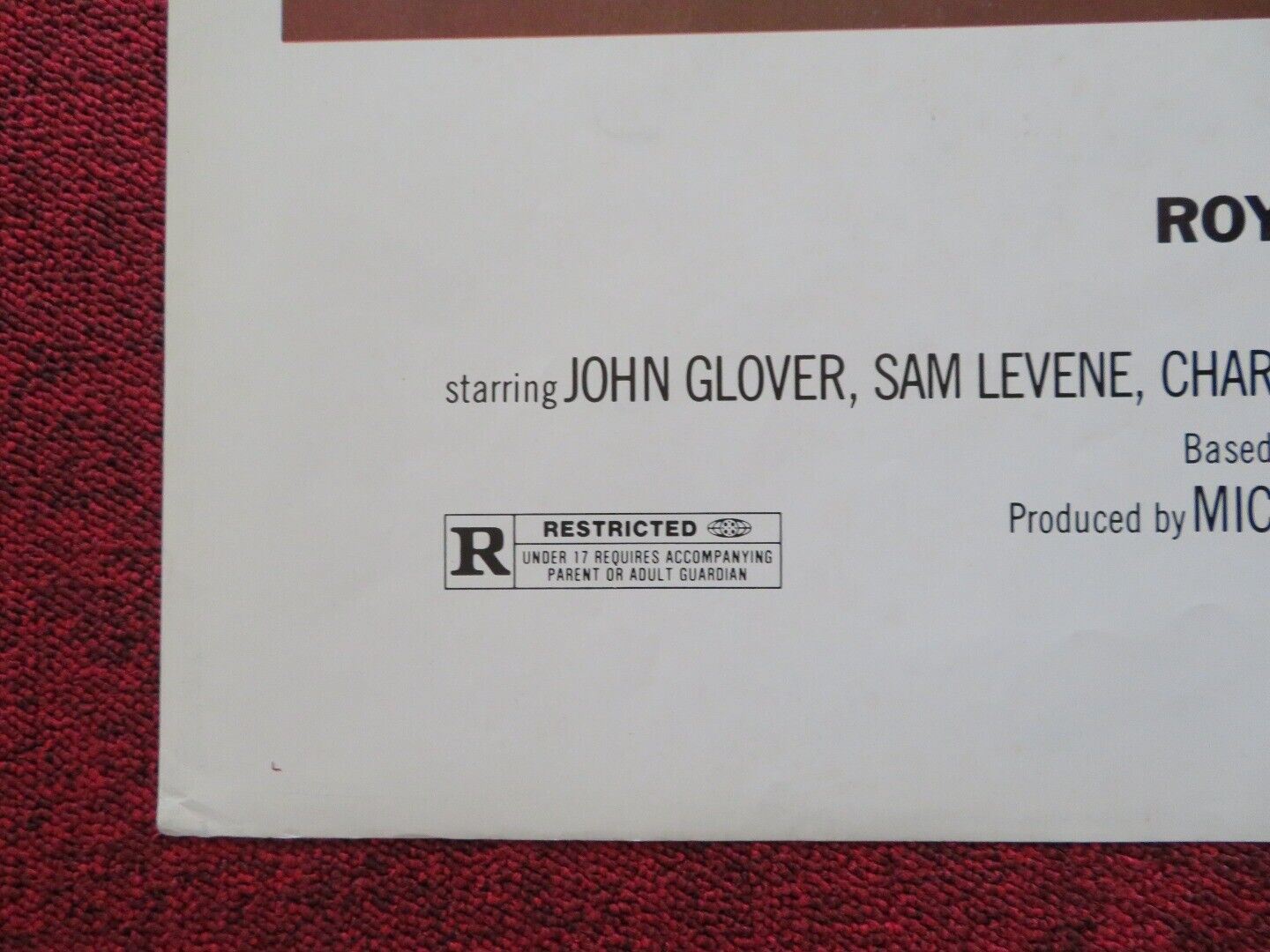 LAST EMBRACE - STYLE A FOLDED US ONE SHEET POSTER ROY SCHEIDER 1979 Movie posters