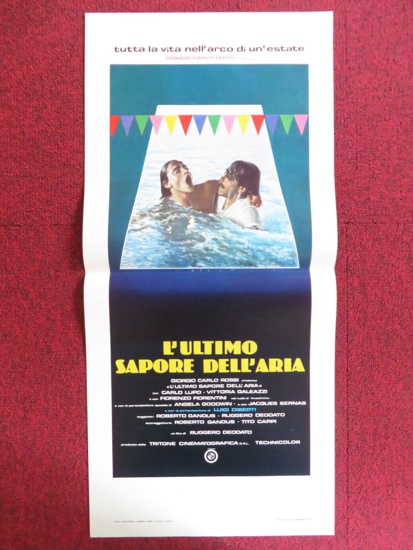 LAST FEELINGS ITALIAN LOCANDINA POSTER CARLO LUPO VITTORIA GALEAZZI 1983 Rendezvous Cinema Movie posters