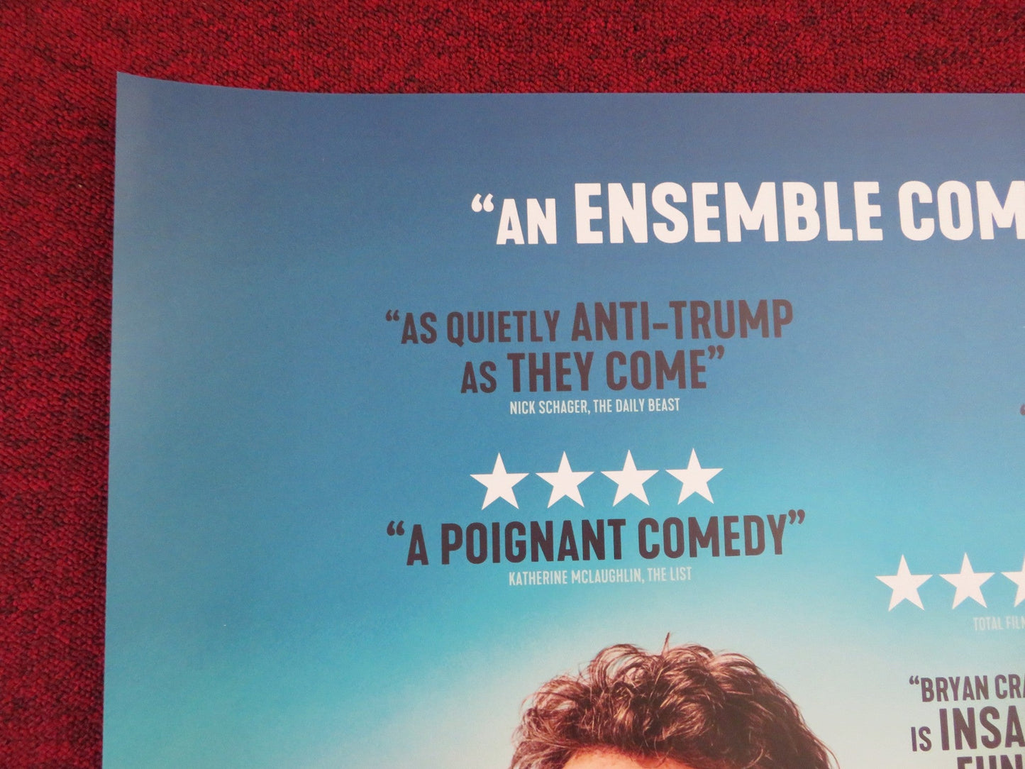 LAST FLAG FLYING UK QUAD (30"x 40") ROLLED POSTER STEVE CARELL B. CRANSTON 2017 Rendezvous Cinema Movie posters