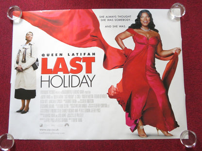 LAST HOLIDAY UK QUAD (30"x 40") ROLLED POSTER QUEEN LATIFAH LL COOL J 2006 Rendezvous Cinema Movie posters