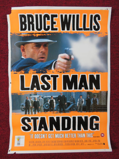 LAST MAN STANDING VHS POSTER BRUCE WILLIS BRUCE DERN 1996 Rendezvous Cinema Movie posters