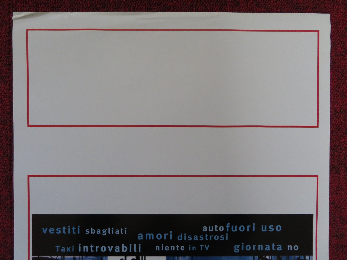 LAST NIGHT ITALIAN LOCANDINA POSTER DON MCKELLAR SANDRA OH 1998 Rendezvous Cinema Movie posters