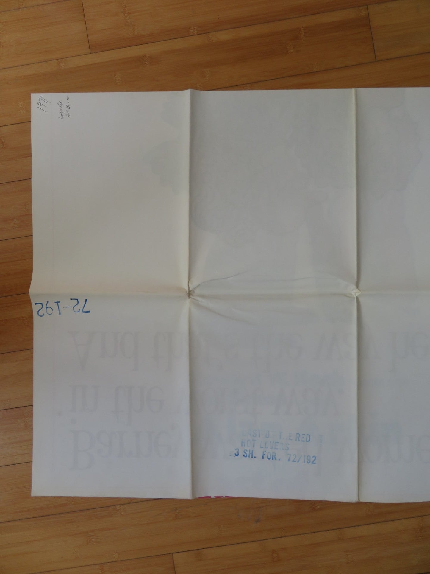 LAST OF THE RED HOT LOVERS US 3 SHEET POSTER ALAN ARKIN SALLY KELLERMAN 1972 Rendezvous Cinema Movie posters