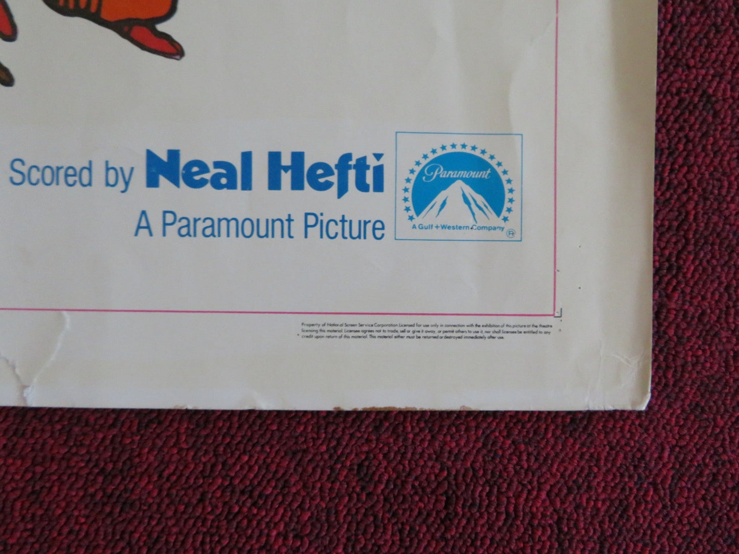 LAST OF THE RED HOT LOVERS US HALF SHEET (22"x 28") POSTER ALAN ARKIN 1972 Rendezvous Cinema Movie posters