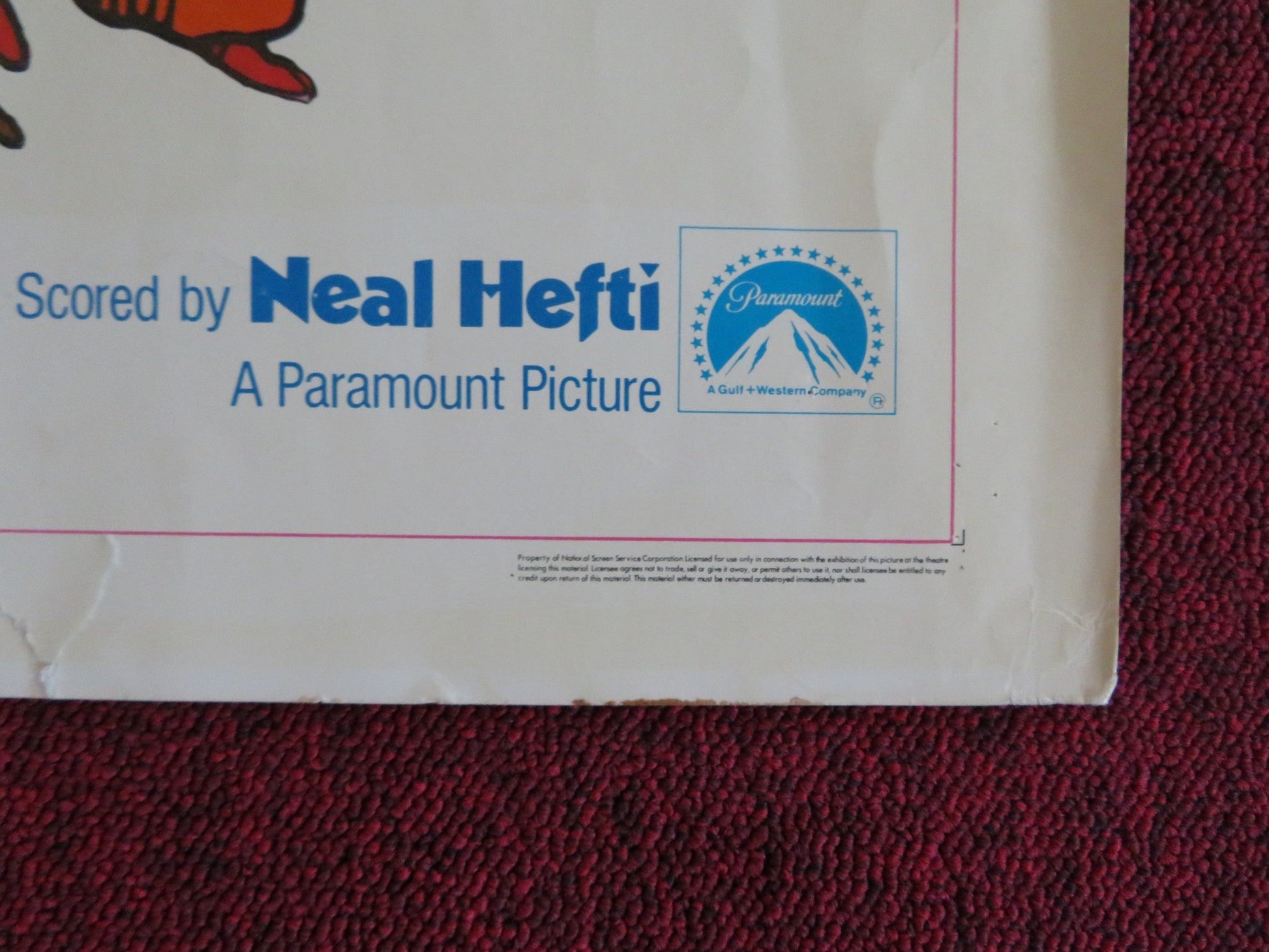 LAST OF THE RED HOT LOVERS US HALF SHEET (22"x 28") POSTER ALAN ARKIN 1972 Rendezvous Cinema Movie posters