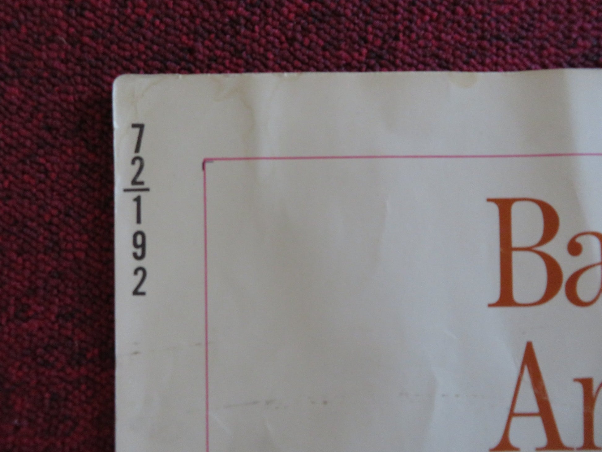 LAST OF THE RED HOT LOVERS US HALF SHEET (22"x 28") POSTER ALAN ARKIN 1972 Rendezvous Cinema Movie posters