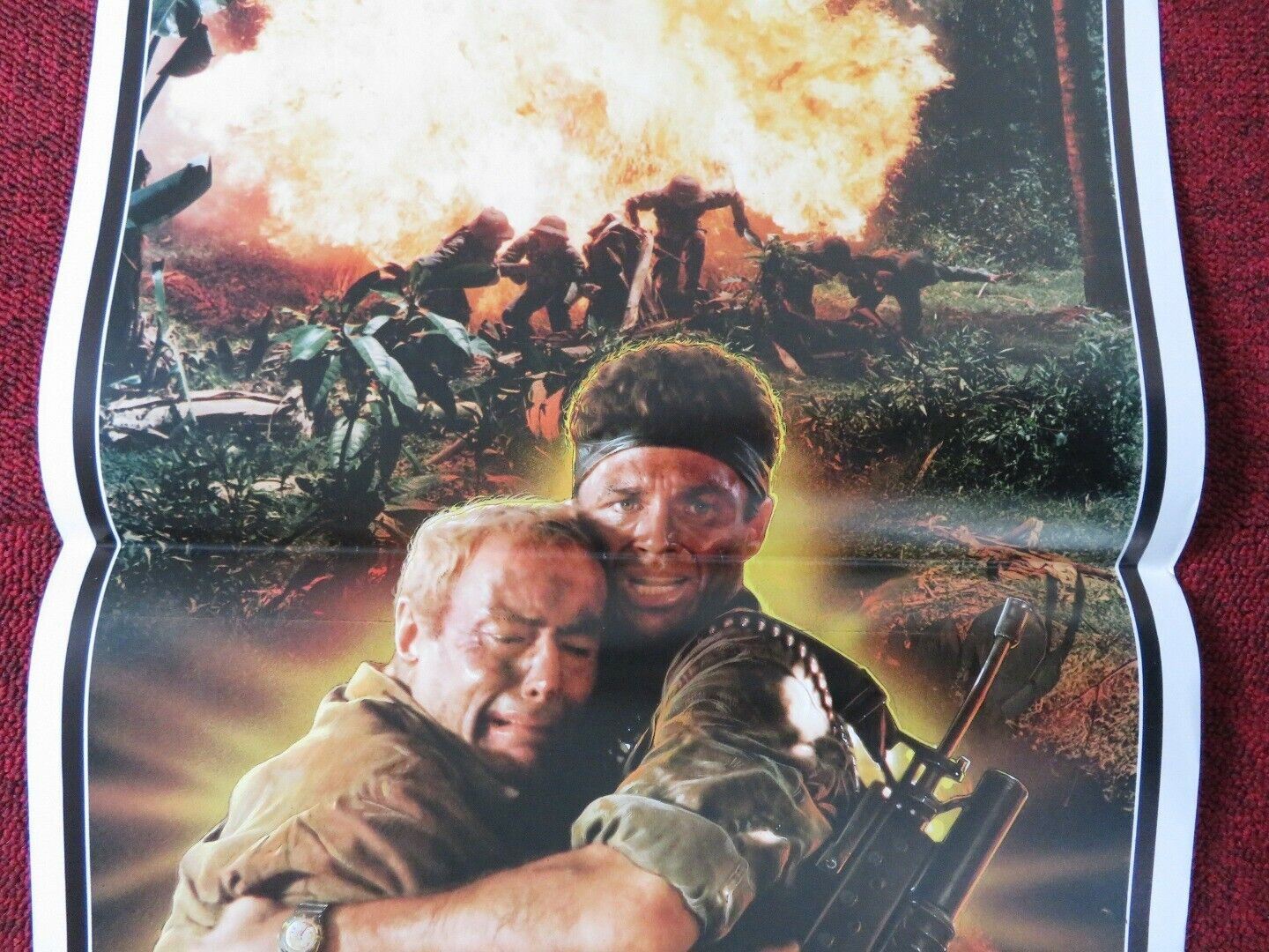 LAST PLATOON ITALIAN LOCANDINA (27.5"x13") POSTER RICHARD HATCH 1988 - Rendezvous Cinema